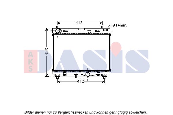 AKS DASIS Radiaator,mootorijahutus 210247N